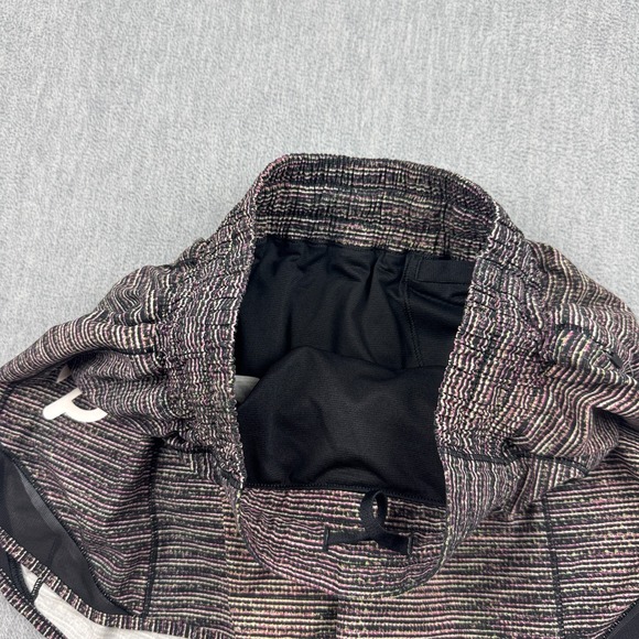 Lululemon x Peloton Limitless Shorts Womens 4 Black Hotty Hot Running 4" W7BKZT - Picture 3 of 11